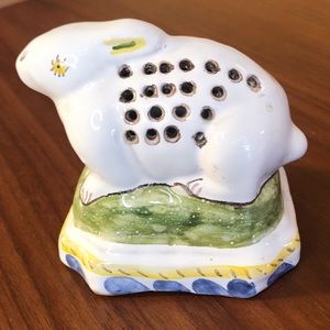 Vintage Hatpin Holder | Handpainted | Portugal